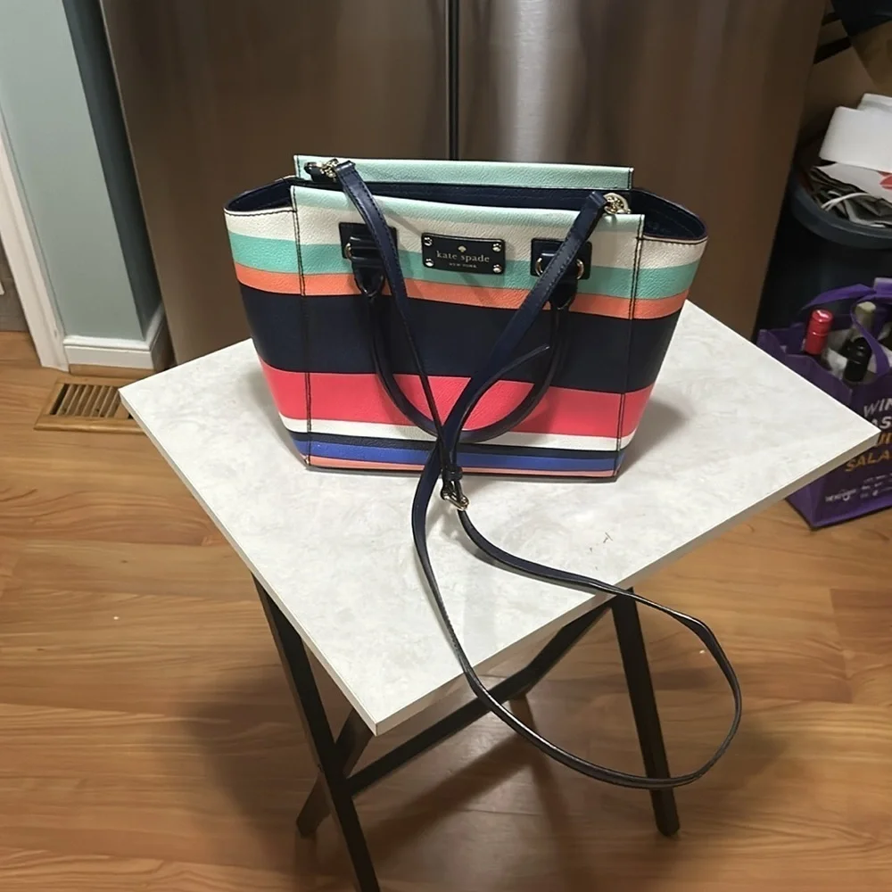 Striped Kate Spade Handbag